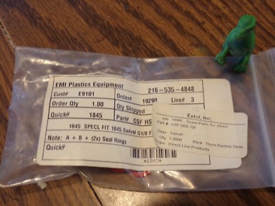 NEW EMI Plastics Equipment Swivel GSF-HSE-G8   *FREE SHIPPING*