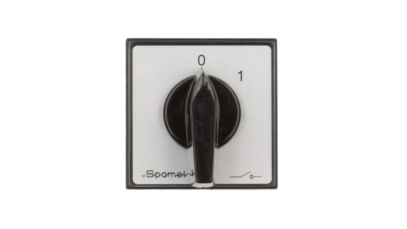 Cam switch 0-1 3P 16A for recessed ŁK15-2.8211P03 /T2UK