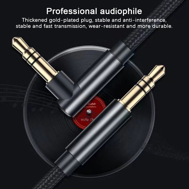 Audio Amplifier Extension Cable Jack 3.5mm Male to Male Audio Aux Cable