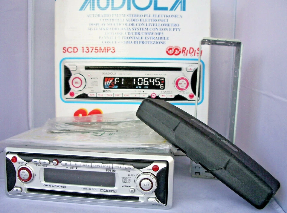 AUTORADIO AUDIOLA  SCD 1375 mp 3  CON IMBALLO ORIGINALE E ISTRUZIONI - Immagine 2 di 4