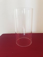 Glass Open Ended Hollow Candle Holder Cover Cylinder Hurricane Pillar 