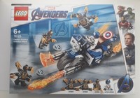 Lego Captain America Outrider Attacke Marvel Avengers Set 76123