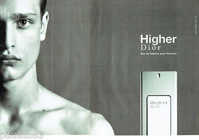 REKLAME WERBUNG 026 2002 Highter Eau Toilette für Herren von Dior (2P)