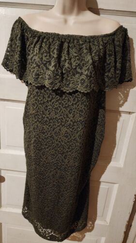 Pinkblush Large Green Lace Dress