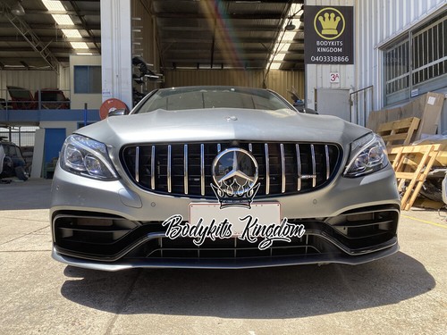 W205 c205 c63s amg gt Panamericana grill c class sedan coupe facelift spoiler - Picture 6 of 12
