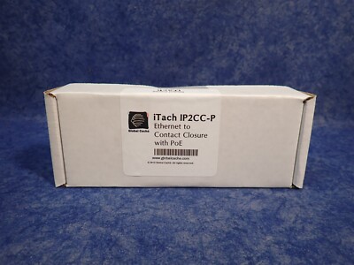 NEW Global Cache IP2CC-P Ethernet to Contact Closure with PoE (EC4)