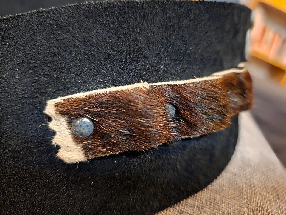 SOLO PER OGGI!!! CINTURA IN PELLE E VERO CAVALLINO – Artigianato di Stile - Immagine 3 di 4