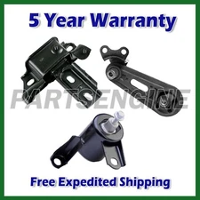 Motor & Transmission Mount 3x For 2011-14 Mazda 2 1.5L Auto 5566 4428 4430-K2634