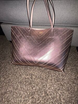 Victoria Secret Tote Bag Rose Gold Preowned