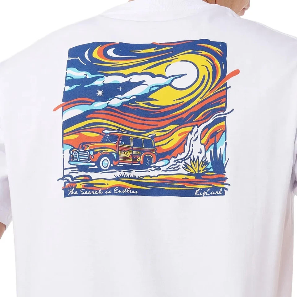 Rip Curl Surf Trip Camiseta De Manga Corta - Blanca - Imagen 4 de 4