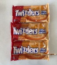 3 Pack Twizzlers Filled Twists Orange Cream Pop 11oz Candy Bags Fresh