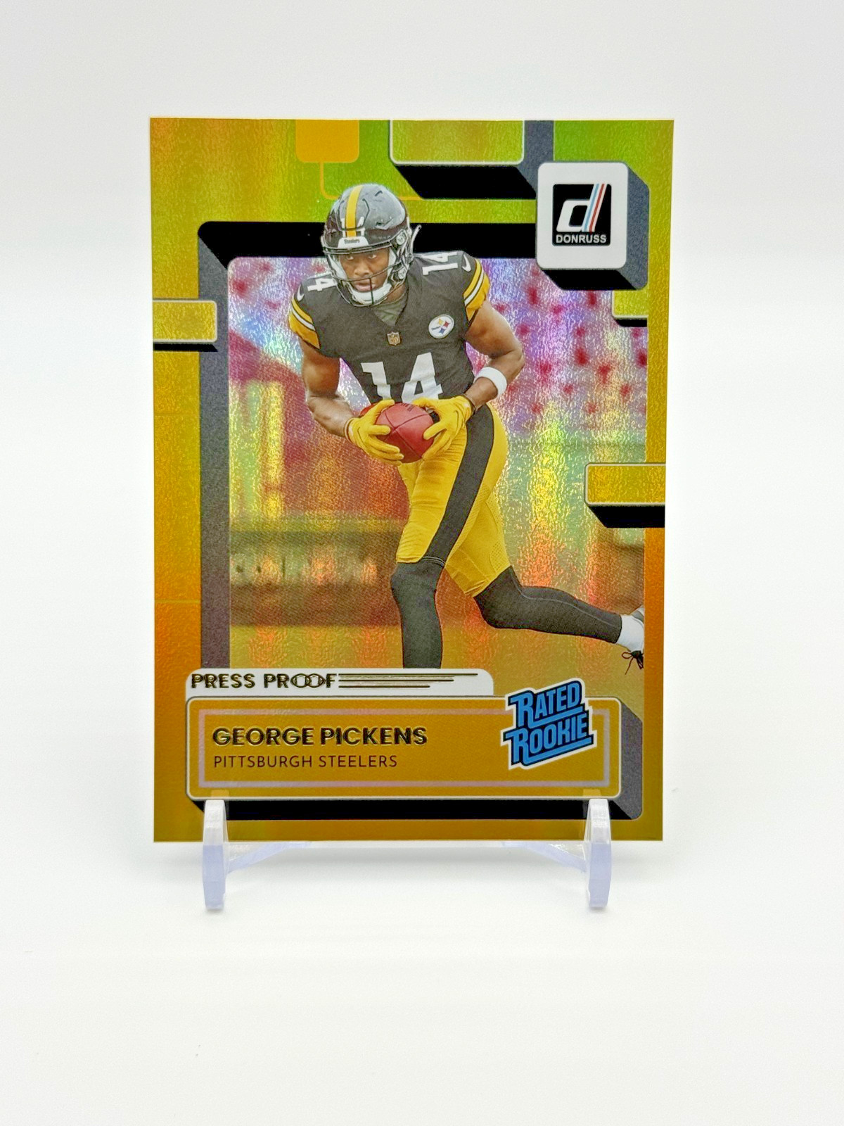 George Pickens Panini Donruss #323 Press Proof Premium