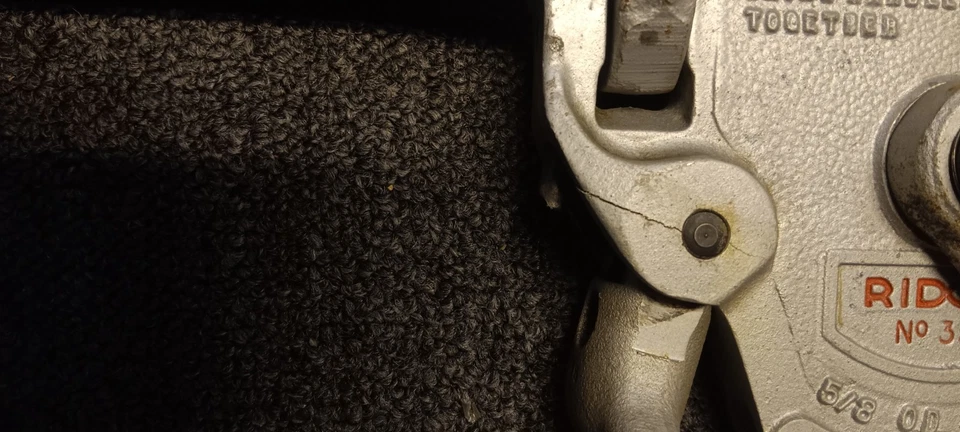 ¡Dobladora de tubo de trinquete engranada RIDGID 358 5/8""!!LEER DESCRIPCIÓN!! Foto 4 de 4