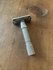 Rasoio di sicurezza vintage 1959 Gillette E4 Fat Boy doppio bordo