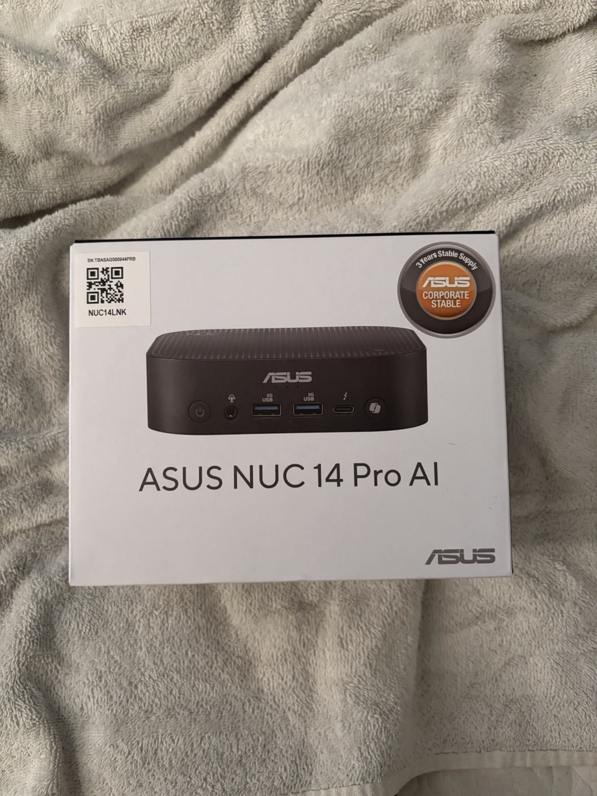 Asus Nuc 14 Pro Ai Pc Intel Series 2 Core, Ultra 5, 226V, 16Gb Ram, 512Gb Ssd