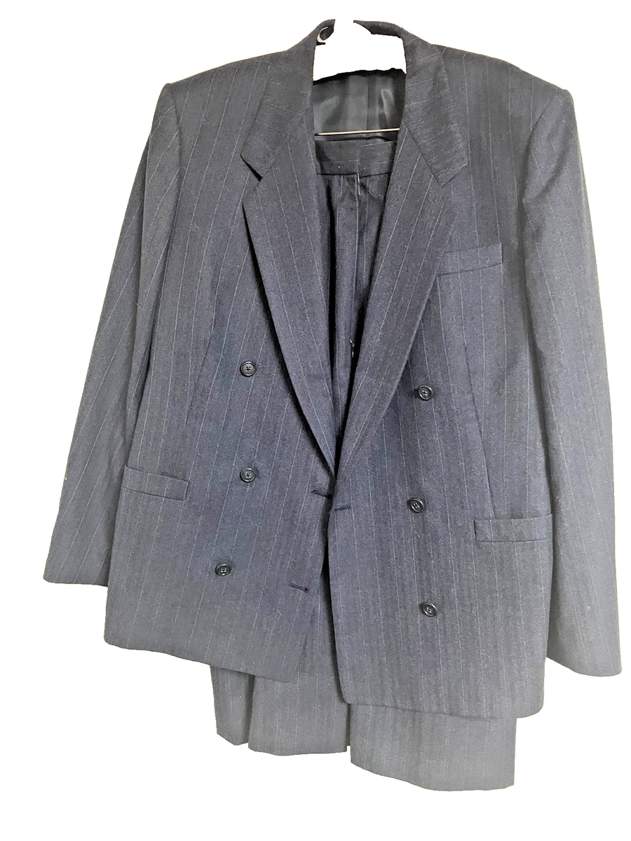 Traje Burberrys DE COLECCIÓN talla 14 2 piezas chaqueta falda años 80 Burberry