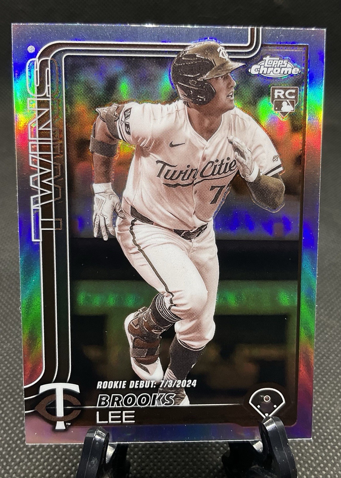 2025 Topps Chrome Update Sepia Refractor #USC6 Brooks Lee RC - Minnesota Twins