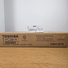 Genuine Toshiba T-FC28-Y / TFC28Y Yellow Toner for eStudio 2330C/2830C/2830C