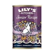 Image of Lily's Kitchen Senior Recipe Dog Food Tins - 6 x 400g