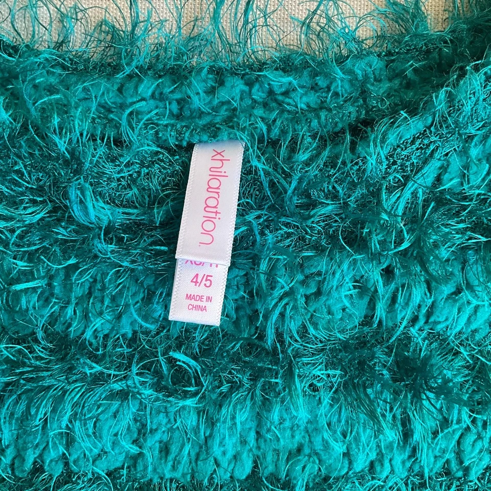 Suéter Verde Moda para Niñas Pequeñas, Talla 4T Foto 2 de 4