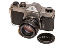 Pentax Spotmatic SP 1000 35mm SLR Camera + SMC Takumar 55mm f/1.8 L