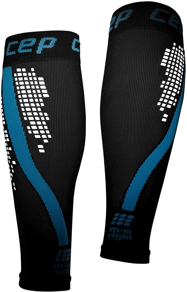 CEP Compression Calf Sleeves Reflective Nighttech Womens - Blue - Size IV - Image 4 of 4