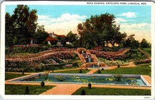 Postcard GARDEN SCENE Lincoln New Brunswick NB AN9452