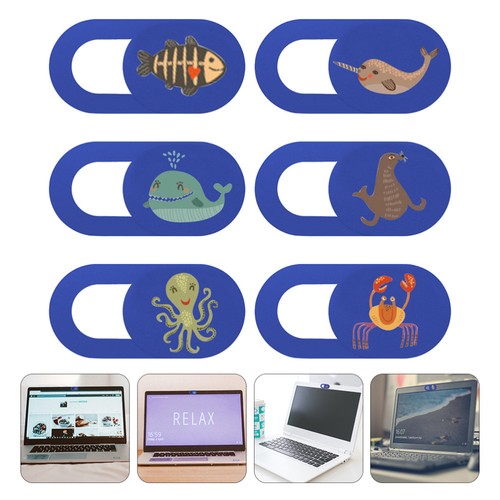 6 Pcs Kameraabdeckung Selbsthaftender Webcam-Blocker Computer-Webcam-Abdeckung - Bild 9 von 12