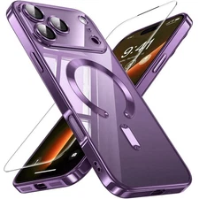 For For iPhone 17 Pro Max 17 Air Case Shockproof Phone Cover + Tempered Glass