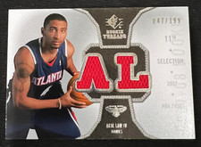 ACIE LAW IV 2007-08 SP Rookie Threads #RT-AL Jersey Materials RC NBA #047/199