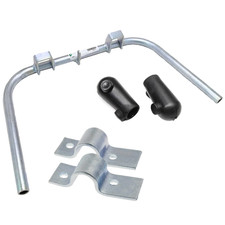 Cavalletto Centrale Zincato Staffe Scarpette Per Vespa 50 R L N Prima Serie D.16