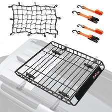 Roof Rack Basket 51  X 36  X 5  Upgraded Universal Rooftop Car