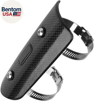 Motorcycle Exhaust Protector, Motorcycle Exhaust Cover Motorcycle Carbon Fiber H