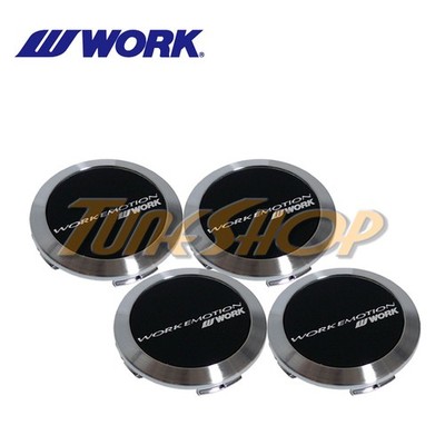 WORK WHEELS CENTER CAPS BLACK FLAT EMOTION CR ULTIMATE XC8 XT7 XD9 11R 11R RIMS