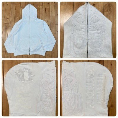 NFS limited BAPE White Tiger Full Zip Hoodie A Bathing Ape Size M