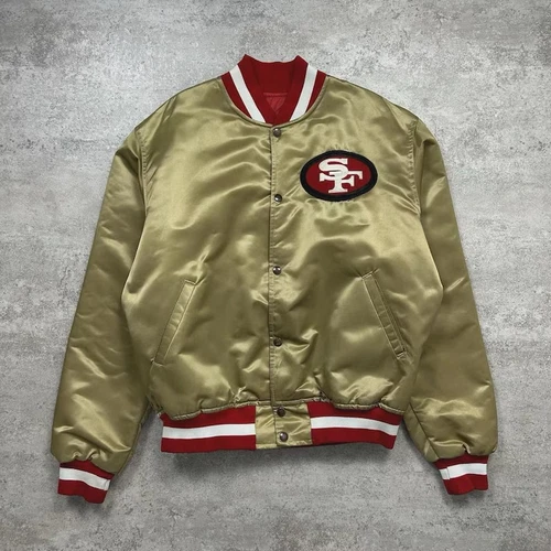 Vintage 90s San Francisco 49ers Satin Bomber Jacket - Limited sizes - product listing photo