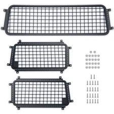 Metal RC Side Windows Rear Windows Protective Mesh Net for 1/10 Scale RC Craw...