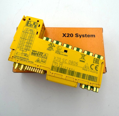 B&R X20SC0806 Safe Digital Mixed Module 8xI 6xO 24VDC SIL 3 PL e -Free 2nd Day A