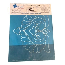New! Quilt Marking Stencil by Full Line Stencil: #70000 Gina Perkes Feather