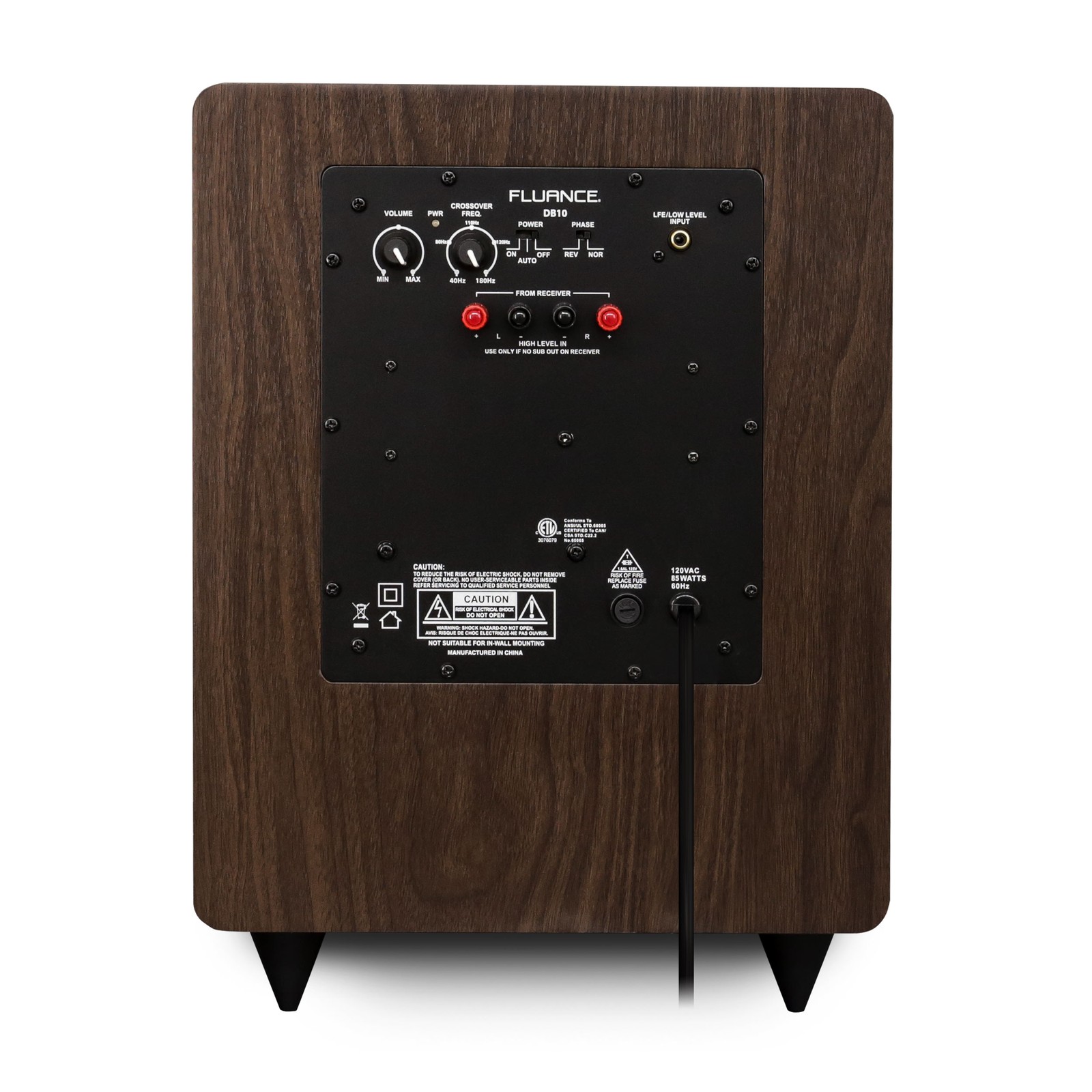 Fluance Signature Surround Sound Home Theater 7.1 Speaker System - Walnut