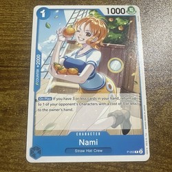 One Piece TCG Nami P-053 Premium Booster - The Best (PRB01) Foil Promo