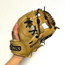 ASICS Gold Stage Baseball Glove Infield RHT 11.25 inch Japan Excellent Condition