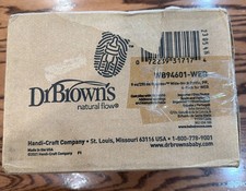 Open Box - 4 Pack 9 Oz Dr. Brown's Natural Flow  Wide Neck Baby Bottles