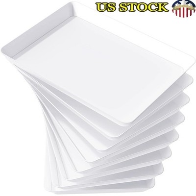 Large Serving Platters Parties Events BBQ Catering Reusable Plastic New