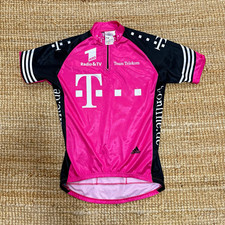 Adidas Team Telekom T-Mobile Pink/Black Cycling Jersey Small