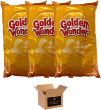 Golden Wonder Variety Crisp Pack Potato Crisps - 3 Pack of Delicious, Crunchy Sn