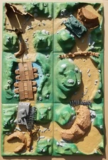 Vintage Louis Marx & Co. Inc. Military Playset - MCMLXIII MCMXLVI - 120 Soldiers