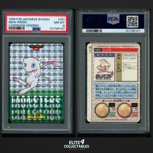 Mew Prism 151  - PSA 8 (Cardass Vending)