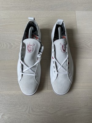100% Authentic DS BNWT Paul Smith Musa Sneakers UK7/US8 Rare White Leather suede