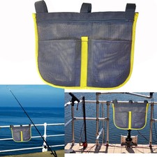 Boat Fishing Dock Rail Mesh Pouch Storage Bag...
